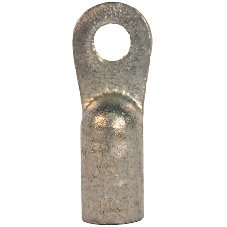 Quick Battery Lug, Straight, 2 GA, 5/16", Tin Plated Copper, PK50 4802-050E